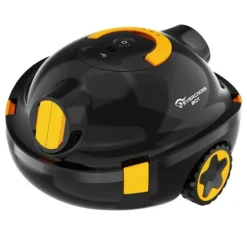 Online Robotstøvsuger til swimmingpool, selvparkeringsfunktion, 90 minutters batterilevetid,Sort Pool- & Spatilbehør