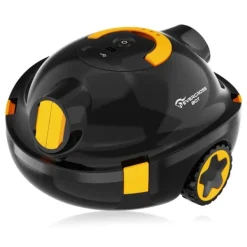 Online Robotstøvsuger til swimmingpool, selvparkeringsfunktion, 90 minutters batterilevetid,Sort Pool- & Spatilbehør