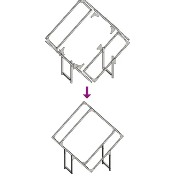 Tilbehør Til Brændeovne & Pejse^Robust brændestativ i koldvalset stål | Størrelse: 80x25x80 cm | Farve: Hvid