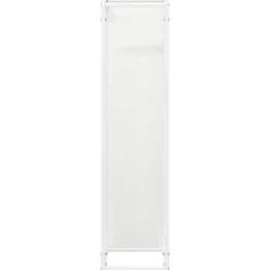 New Robust brændestativ i koldvalset stål | 25x25x100 cm | Farve: Hvid Tilbehør Til Brændeovne & Pejse