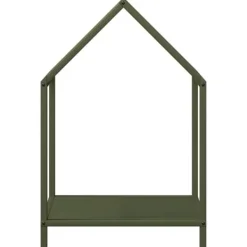 Online Robust brændestativ i koldvalset stål - Pejsebrændeholder | Farve: Olivengrøn | Størrelse: 40x25x60 cm Tilbehør Til Brændeovne & Pejse