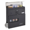 Postkasser & Brevindkast^Robust postkasse med avisrum