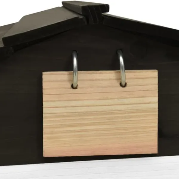 Sale Robust skur til robotplæneklipper - Beskyttelse i haven | Størrelse: 78x74x54 cm | Farve: Sort/Hvid Skure, Garager & Carports