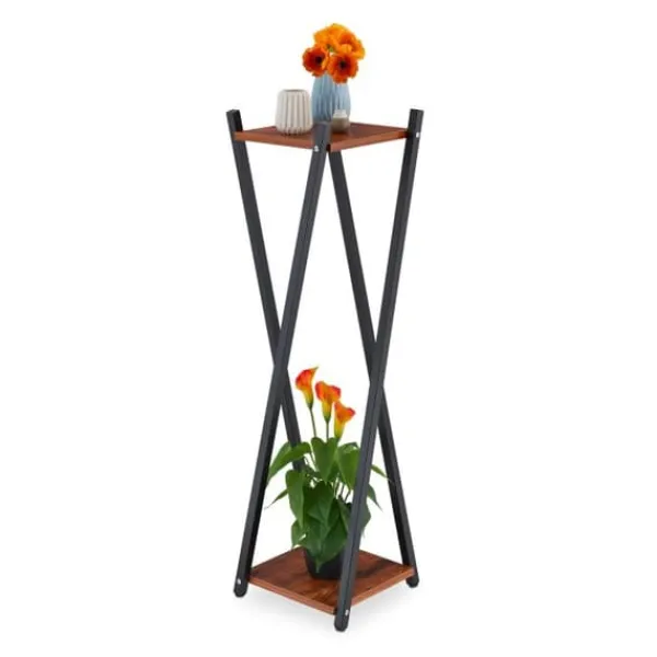 Plantestativer^Robust XL blomsterstativ med 2 niveauer