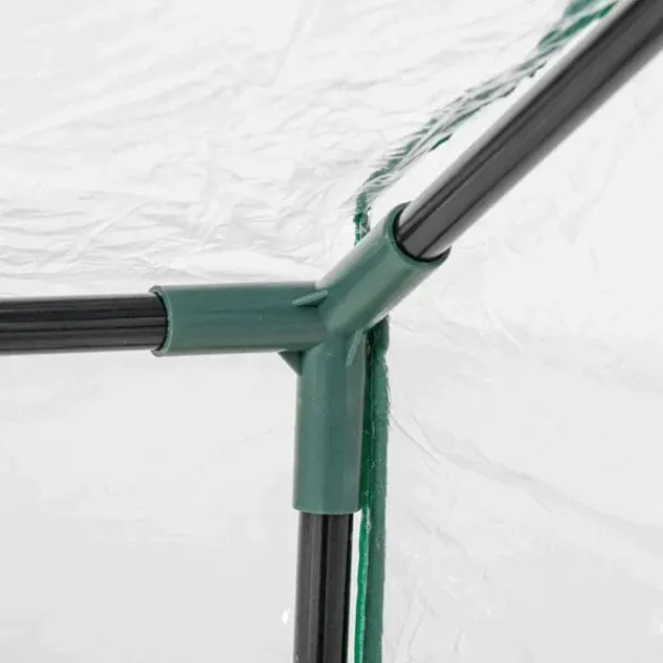 Drivhus^Rootz Drivhus - Folie Drivhus Med Vindue - PVC Drivhus - Tomat Hus - Kold Ramme - Gennemsigtig - 120 x 60 x 60 cm