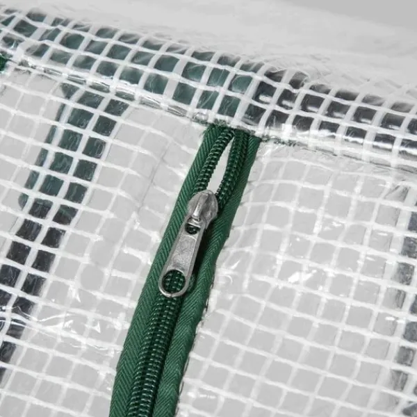Drivhus^Rootz Drivhus - Folie Drivhus Med Vindue - PE Drivhus - Tomathus - Kold Ramme - Hvid - 120 x 60 x 60 cm