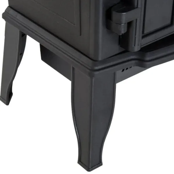 Pejse^Rootz elektrisk pejs - LED Flames - 1000/2000 W - Justerbar temperatur - Lysstyrke - Metal - 39 x 23 x 56,5 cm