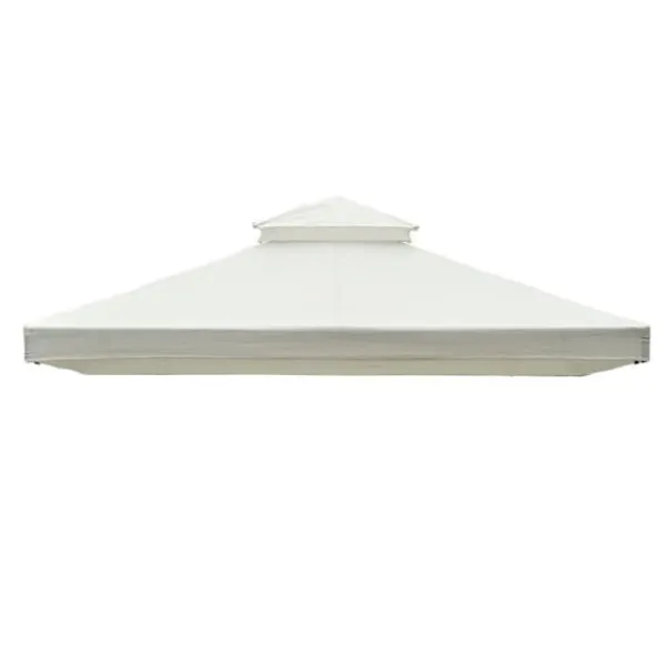 Telte & Lysthuse^Rootz erstatningstag til Metal Havepavillon - Creme - Polyester - 118,11 cm x 157,48 cm x cm