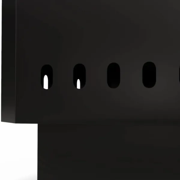 Pejse^Rootz Fire Pit - Inklusiv poker - Ildtønde - Robust konstruktion - Metal og rustfrit stål - Sort - 48L x 48W x 41H cm