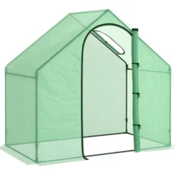Outlet Rootz Folie Drivhus - Tomat Drivhus - Kold ramme - Holdbar konstruktion - Optimal vækstplads - Forbedret stabilitet - 180cm x 100cm x 168cm Drivhus