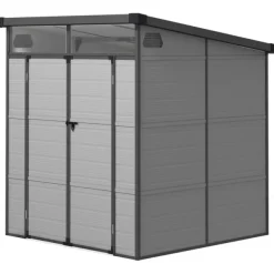 Rootz Garden Shed Bike Shelter - Værktøjsopbevaring - Låselige døre - Holdbar og vejrbestandig - 1,9 m x 1,9 m x 2,15m Skure, Garager & Carports