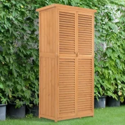 Skure, Garager & Carports^Rootz Haveskur - Redskabsskur - Haveskab - Opbevaringsskur - 87 x 46,5 x 160 cm