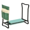 Støtte Med Hjul, Sæder & Knæbeskyttelse Til Havepleje^Rootz Kneeler - Sammenfoldelig havetaburet - 2 i 1 knæstøtte med værktøjstaske - EVA - Skum - Grøn - 58 x 28 x 49 cm