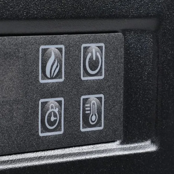 Sale Rootz LED elektrisk pejs - Fritstående pejs - Med flammeeffekt - 1800/2000W Indvendig varme - Med træramme - Dekorativ pejs - MDF - Hvid - 113 x 26,6 | CDON Pejse