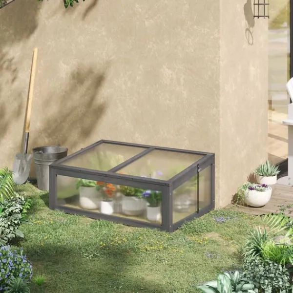 Online Rootz Mini -Greenhouse - Lille Garden Greenhouse - Plant Shelter - Good Light Permeability - 100L X 65B X 40H cm Drivhus