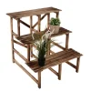 Plantestativer^Rootz Plantetrappe - Bruin - Fyrtræ - 31,49 cm x 31,49 cm x 31,49 cm