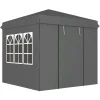 Hot Rootz Pop Up Gazebo - Garden Tent - Outdoor Pavilion - UPF50+ UV -beskyttelse - mørkegrå - 250L x 250W x 268H cm Telte & Lysthuse