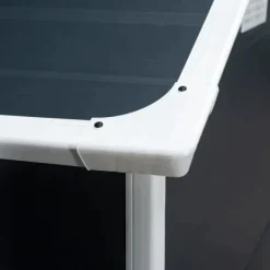 Best Rootz Redskabsskur - Haveskur - Redskabsskur - Ventilationsvindue - Penttag - Metal - Grå - 134 x 104 x 204 cm Skure, Garager & Carports