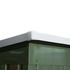 Discount Rootz Tool Shed - Garden Shed - Opbevaringsskur - Holdbar og ventileret - 213 x 130 x 159 cm - Grøn Skure, Garager & Carports