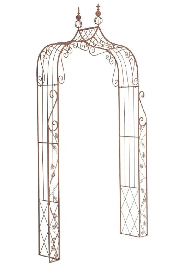 Buer, Spalier, Lysthuse Uden Tag^Rose Arch Aurora - Klatring Plant Arch - Robust og holdbar metalkonstruktion