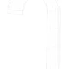 Hot Rose bue Pietro 130x80x270 40 x 130 x 260 cm 2 Buer, Spalier, Lysthuse Uden Tag