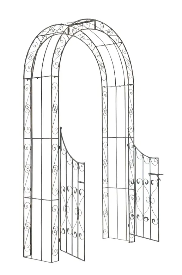 Buer, Spalier, Lysthuse Uden Tag^Rosenbue med Sina-port 41,5 x 135 x 245 cm 2