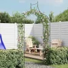 Discount Rosenbue med spydspidsdesign - Havebue i mørkegrøn | Størrelse: 129x283 cm Buer, Spalier, Lysthuse Uden Tag
