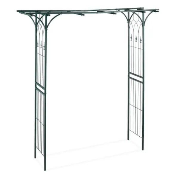 Buer, Spalier, Lysthuse Uden Tag^Rosenbue, Metal, 205x202x52 cm, Grøn