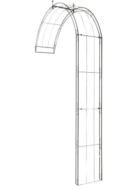 Sale Rosenbue Pietro 160x40x270 40 x 130 x 260 cm 2 Buer, Spalier, Lysthuse Uden Tag