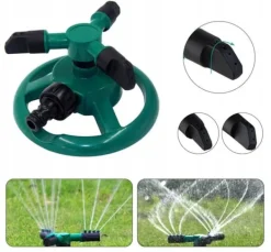 Clearance ROTARY AUTOMATIC 360 GARDEN TRE-ARMET SPRINKLER Vanding