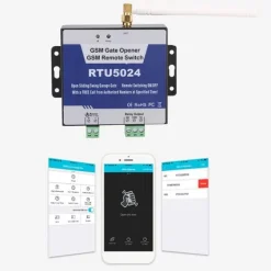 Sale RTU5024 Opgrader GSM Portåbner Relæ Afbryder Trådløs Fjernbetjening Døråbner DC 9-36V Skure, Garager & Carports