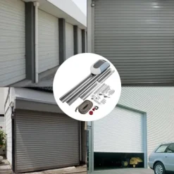 Rulleportåbner 1000N - Komplet 120W sæt med fjernbetjening til garage. Elektrisk 800N, ideel til automatiske skydeporte. Skure, Garager & Carports