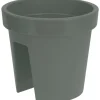 Best Rund balkonkasse 28 cm grøn Krukker & Plantebeholdere
