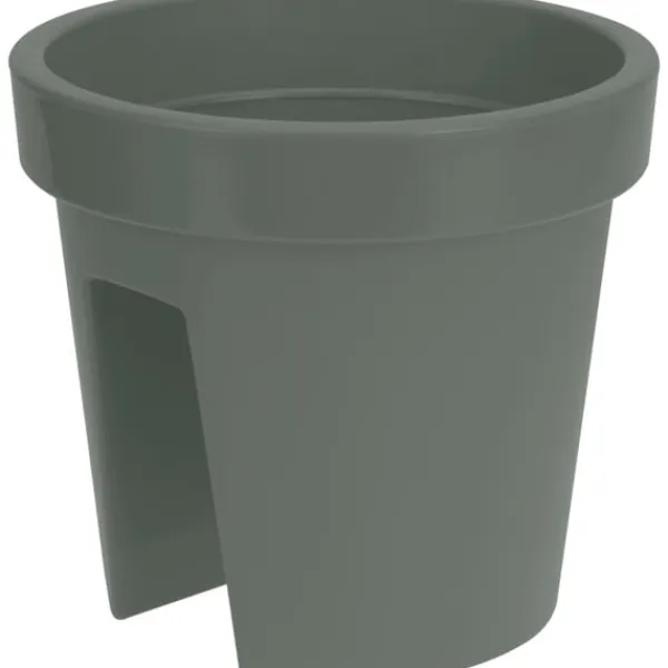 Best Rund balkonkasse 28 cm grøn Krukker & Plantebeholdere