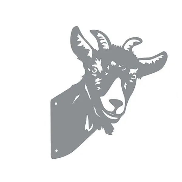 Sale Rustdekoration til haven goat Havedekorationer