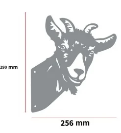 Sale Rustdekoration til haven goat Havedekorationer