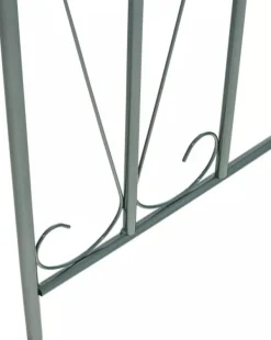 Online 60s Green Metal Rose Arch for Climbing Plants - Durable Powder Coated Garden Arbor (141x60x266 cm, 8kg) Buer, Spalier, Lysthuse Uden Tag