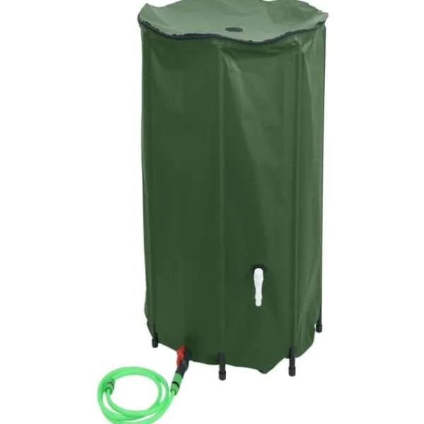 Regntønder^Sammenfoldelig vandtank med hane 380 l | Materiale: PVC