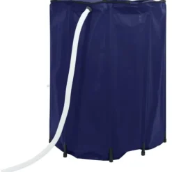 Best Sammenfoldelig vandtank med hane - Regnvandsbeholder 500 L | Materiale: PVC Regntønder