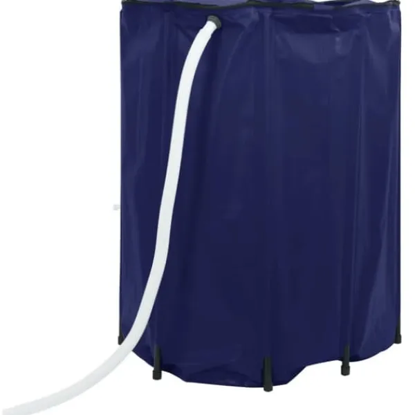 Best Sammenfoldelig vandtank med hane - Regnvandsbeholder 500 L | Materiale: PVC Regntønder