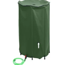 New Sammenfoldelig vandtank med hane - Regnvandsbeholder 100 L | Materiale: PVC Regntønder