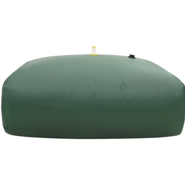 New Sammenfoldelig vandtank med hane - 2100 l PVC | Farve: Grøn | Størrelse: 2100 l Regntønder
