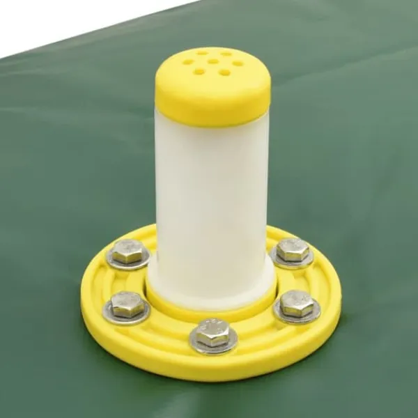 New Sammenfoldelig vandtank med hane - 2100 l PVC | Farve: Grøn | Størrelse: 2100 l Regntønder