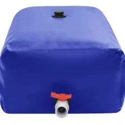 New Sammenfoldelig vandtank med hane 1500L - PVC | Farve: Grøn | Størrelse: 1500 liter Regntønder