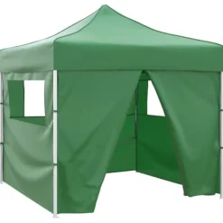 New Sammenfoldeligt telt med 4 vægge 3 x 3 m grøn - Lysthus - Lysthuse - Home & Living Telte & Lysthuse