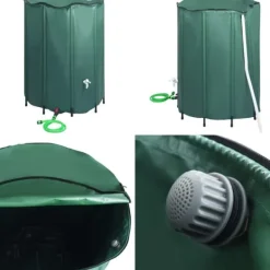 Hot Sammenklappelig regnvandsbeholder med hane 1250 l - Regnvandsbeholder - Regnvandsbeholdere - Home & Living Regntønder