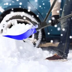 New Sammenklappelig sneskovl, to håndtag, ergonomisk Snerydning