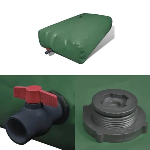Regntønder^Sammenklappelig vandbeholder 3000 l PVC - Vandbeholder - Vandbeholdere - Home & Living