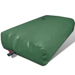 Outlet Sammenklappelig vandbeholder 3000 l i PVC - Holdbar og transportabel | Farve: Grøn | Størrelse: 3000 l Regntønder