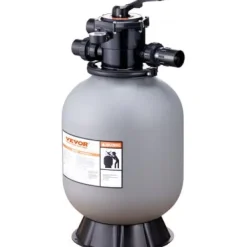 Clearance Sandfilter, 40x40x82 cm, 7-vejs multiportventil, HDPE Pool- & Spatilbehør